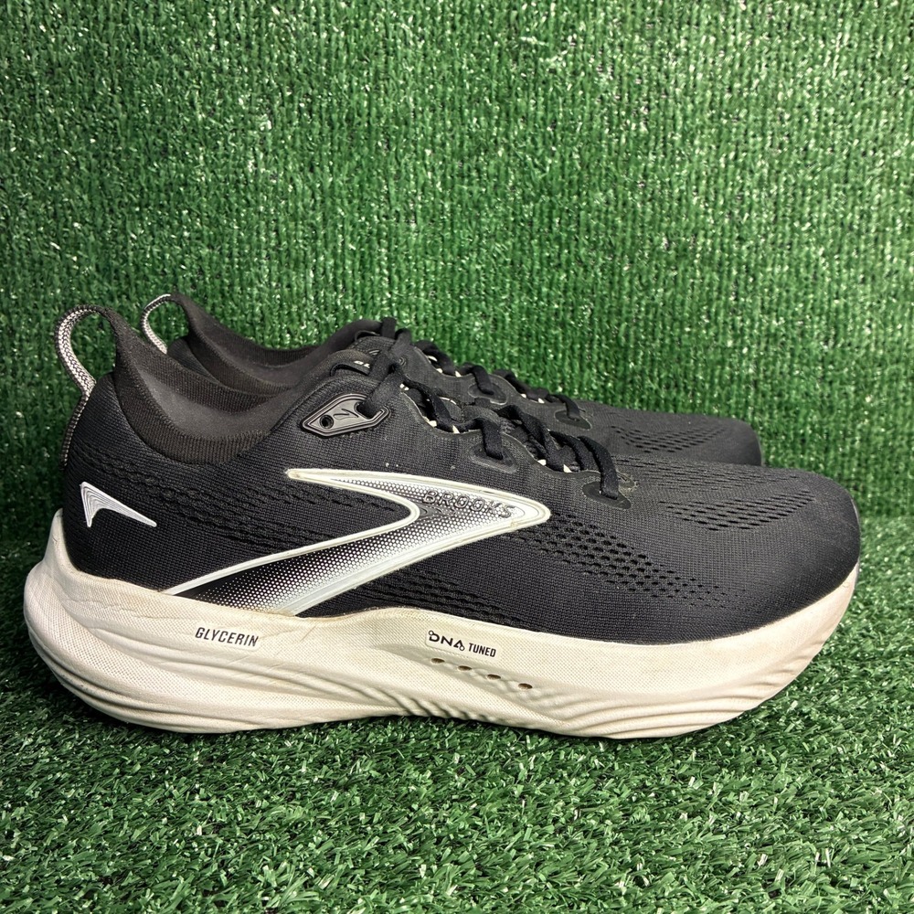 Brooks Glycerin 22 DNA Tuned Neutral Cushioned Running Sneaker Black Mens 9.5 D